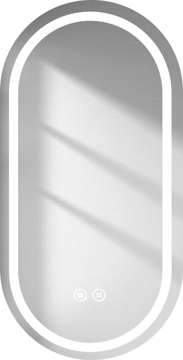 Produktbild Emke Badspiegel mit Beleuchtung 50*90cm,Beschlagfrei, 3 Farbtemperaturen(3000K-6500K) und dimmbaren (50 x 90 cm)