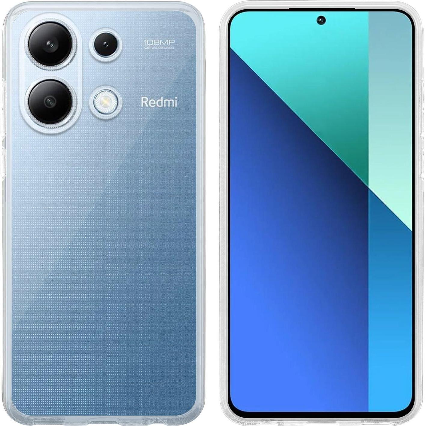 Thumbnail - Cadorabo Hülle für Redmi Note 13 4G Ultra Slim Silikon Schutz TPU Case (Xiaomi Redmi Note 13 4G), Smartphone Hülle, Tran...