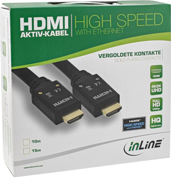 Produktbild InLine HDMI (Typ A) — HDMI (Typ A) (25 m)