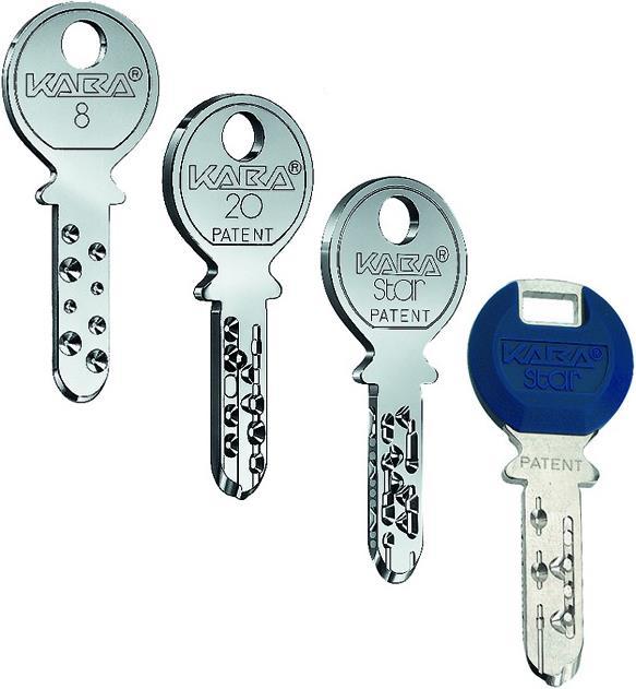Actual product image Kaba SR100 20 key for series locking (Digital cylinders)