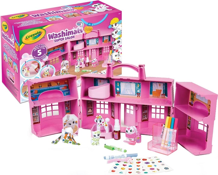 Productafbeelding Crayola Washimals Huisdieren Super Salon