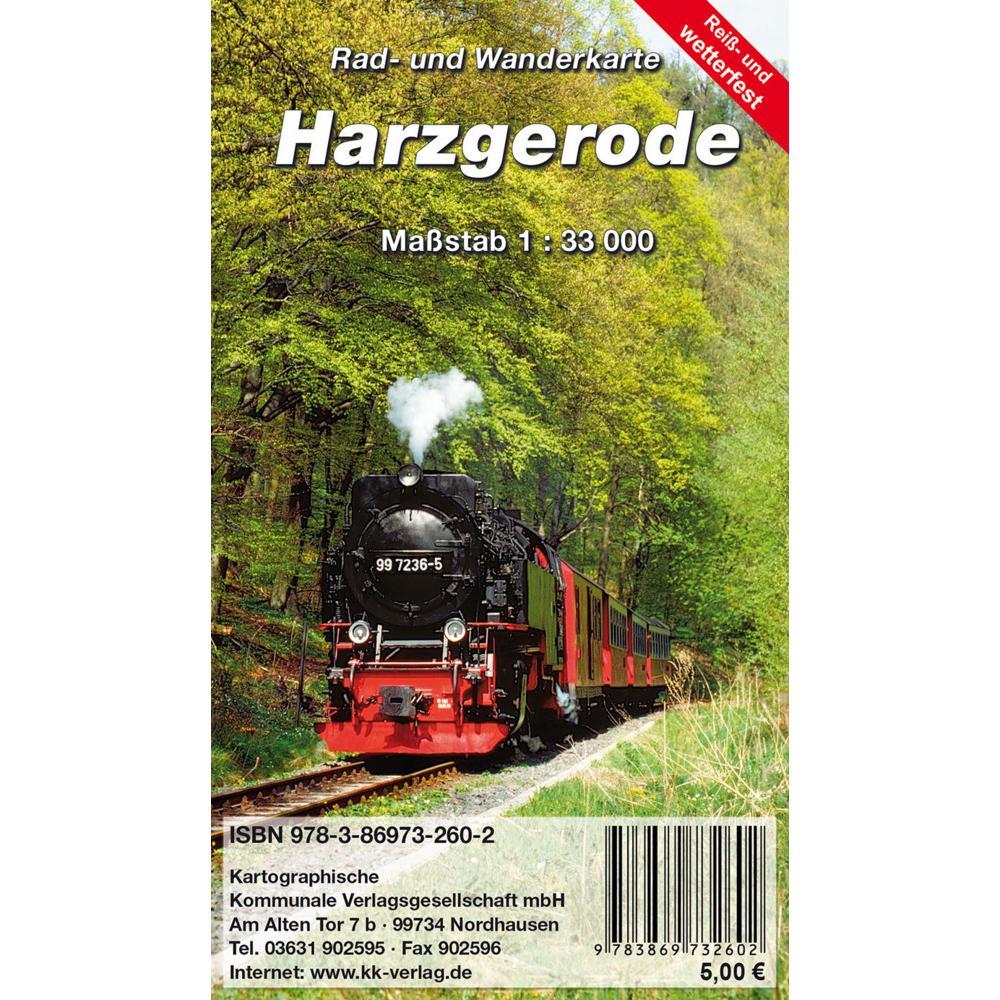 Harzgerode, Landkarte