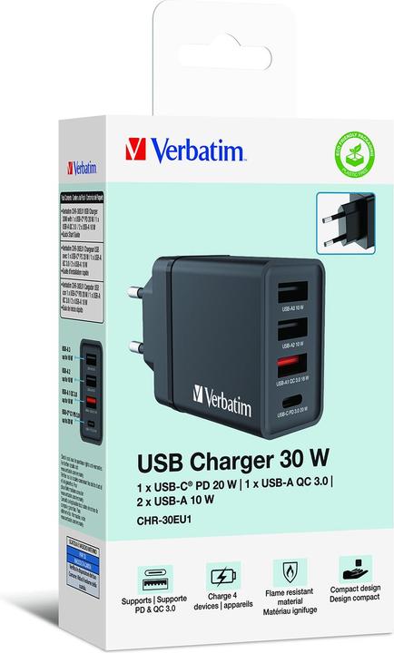 Produktbild Verbatim Charger (30 W)