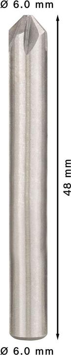 Produktbild Bosch Professional Zubehör PRO Steel HSS Kegelsenker, 6 x 48 mm, M3 (6 mm)