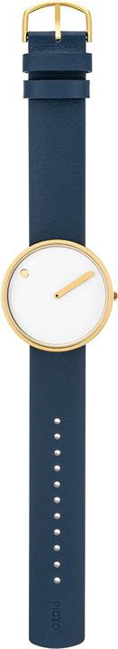 Produktbild Picto 43321-6720G White Unisex 40mm 5ATM (Analoguhr)