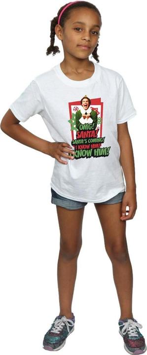 Immagine prodotto Elf OMG Santa Maglietta Ragazze (140, 146)