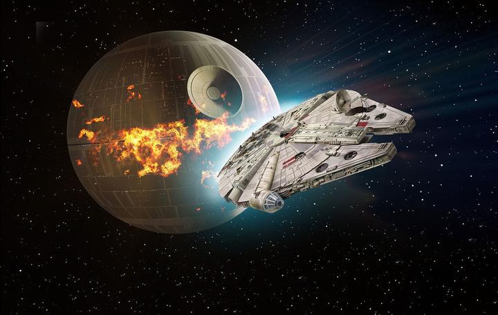 Actual product image Revell Millenium Falcon