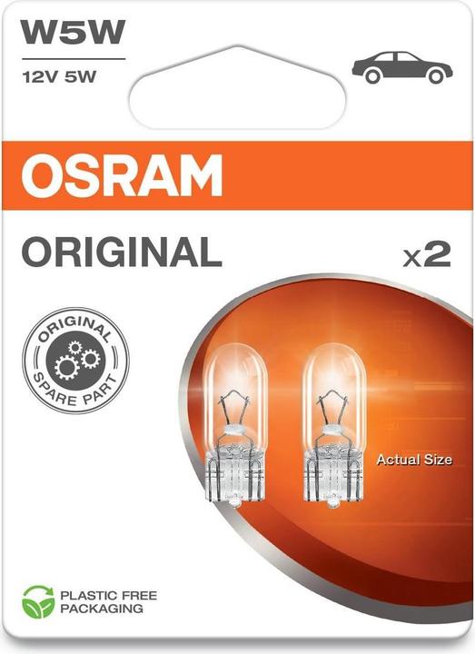Produktbild Osram 4062172395885 Signal Leuchtmittel Standard W5W 5 W 12 V (W5W)