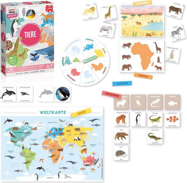 Image du produit Jumbo Ich lerne entdecken - Tiere (Allemand, 3 - 7 Années)