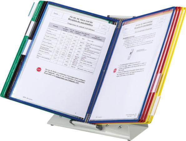 Actual product image Tarifold Display panel system complete with 20 rotating pockets