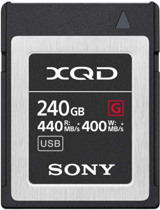 Actual product image Sony XQD G Series (240 GB, XQD)