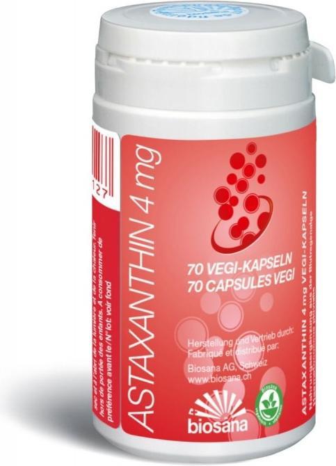 Actual product image Biosana Astaxanthin (70 pcs., Capsules, 61 g)