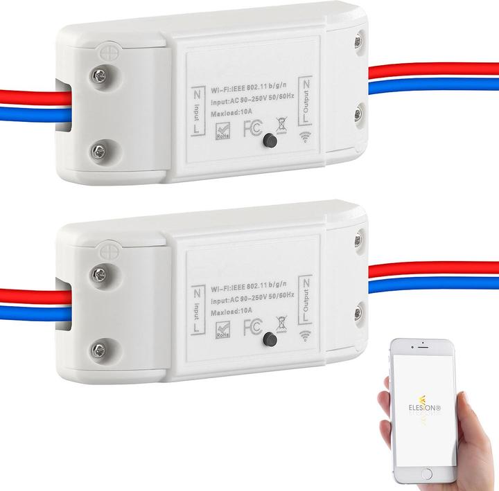 Produktbild Luminea 2er-Set WLAN-Schalter für Licht