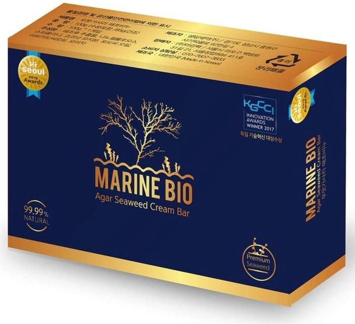 Produktbild Marine gift Meeresalgen Spirullina All Natural Deodorant Bar Soap Antibacterial Acne Eczema Dandruff Ski (Hartseife)