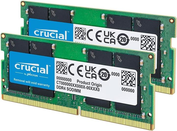 Actual product image Crucial Laptop Memory (2 x 16GB, 3200 MHz, DDR4-RAM, SO-DIMM)