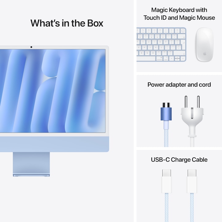 Produktbild Apple iMac 2024 (M4, 24 GB, 512 GB, Apple M4 10-Core)