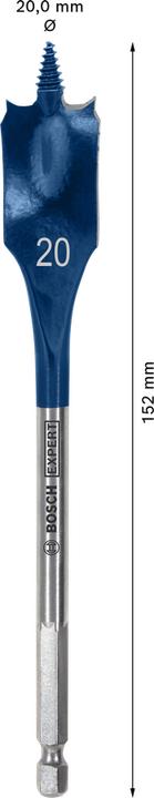 Actual product image Bosch Professional Zubehör EXPERT Self Cut Speed Flat Milling Drill, 20 x 152 mm (up to 20 millimetres)