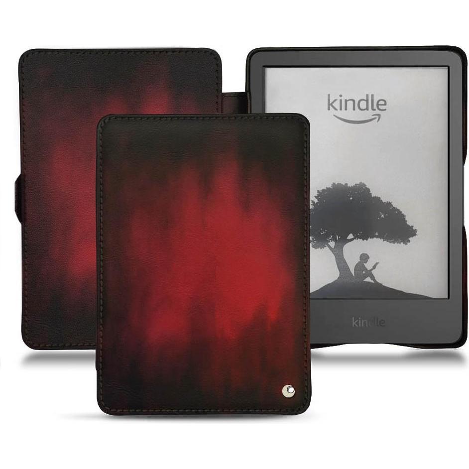 Noreve Lederschutzhülle horizontal (Kindle), Tablet Hülle, Rot