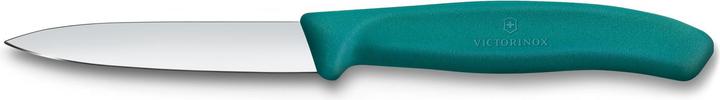 Actual product image Victorinox Swiss Classic, paring knife set, 2pcs, 8cm, straight/wavy, pointed tip, green, box (8 cm)