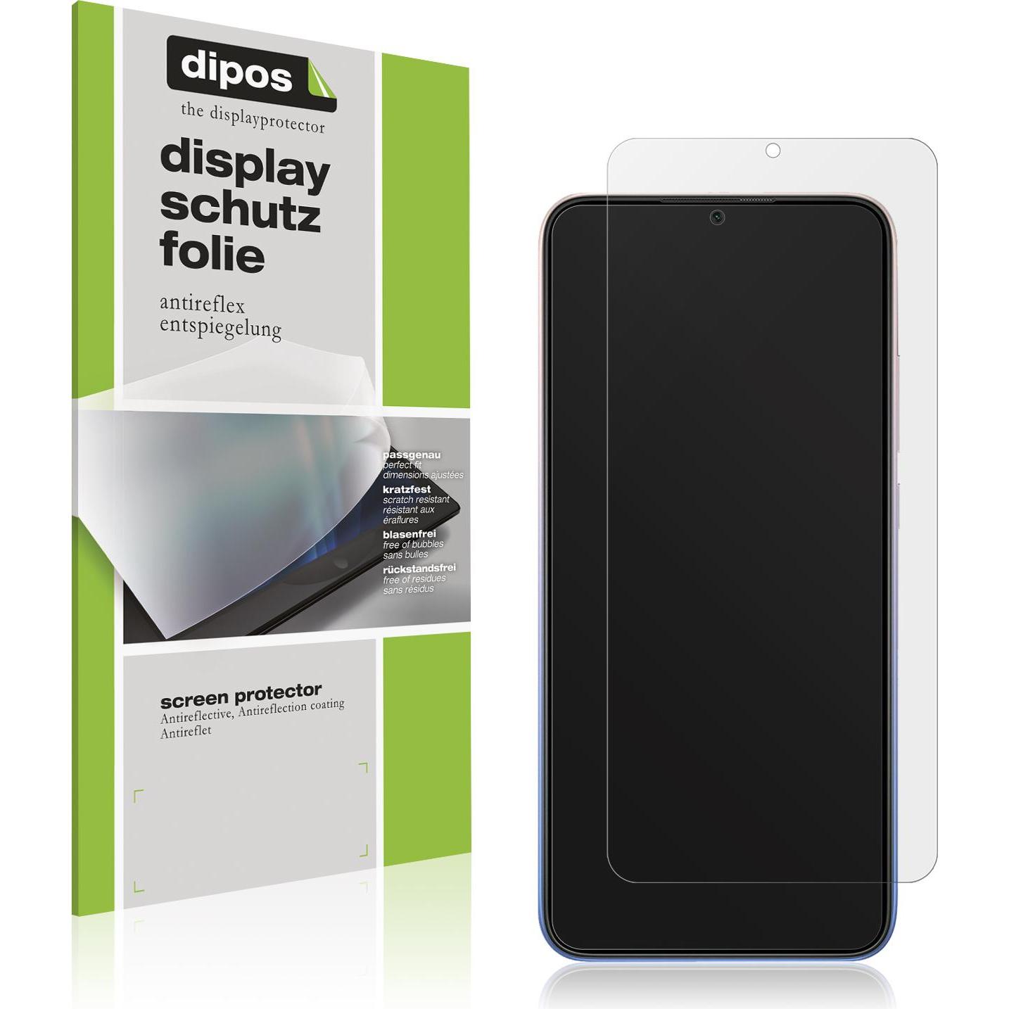 Dipos Displayschutzfolie Antireflex (5 Stück, Xiaomi Redmi 9 Activ), Smartphone Schutzfolie, Transparent