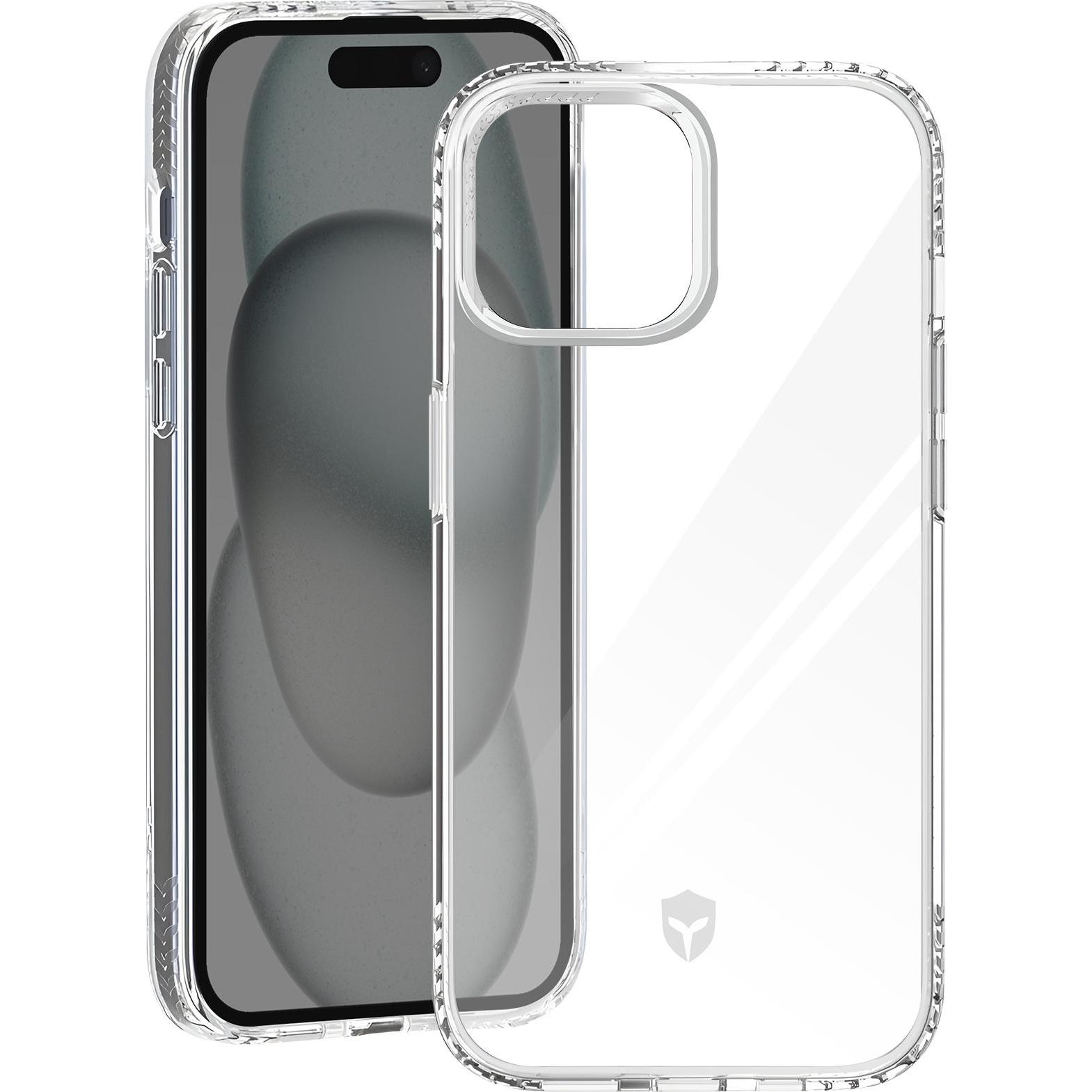 Force Case PULSE-Hülle für iPhone 15 Series (Apple iPhone 15), Smartphone Hülle, Transparent