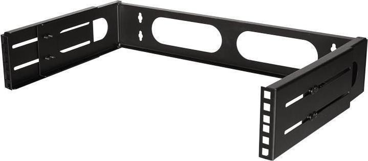 LogiLink W02B40B 48.30cm (19") wall bracket 2 U, black