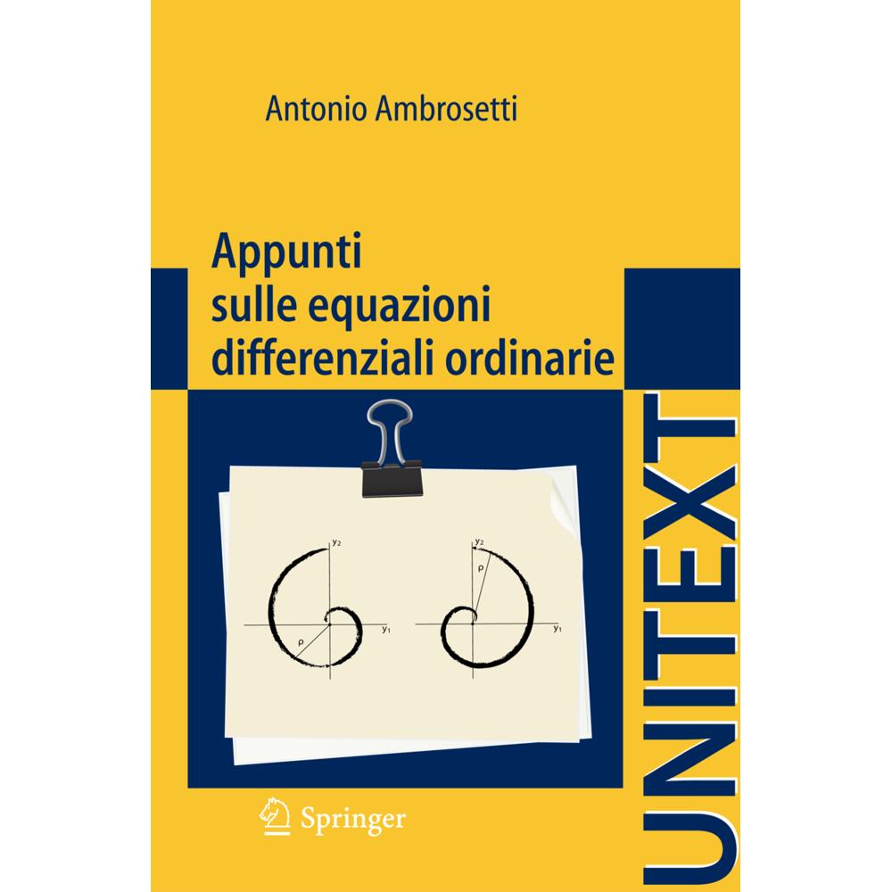 Appunti sulle equazioni differenziali ordinarie, Fachbücher