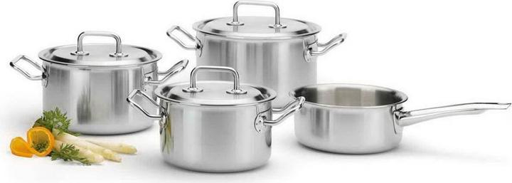 Produktbild Spring Topfset 4 teilig Brigade Premium Induktion (Pfannenset + Topfset, Edelstahl)