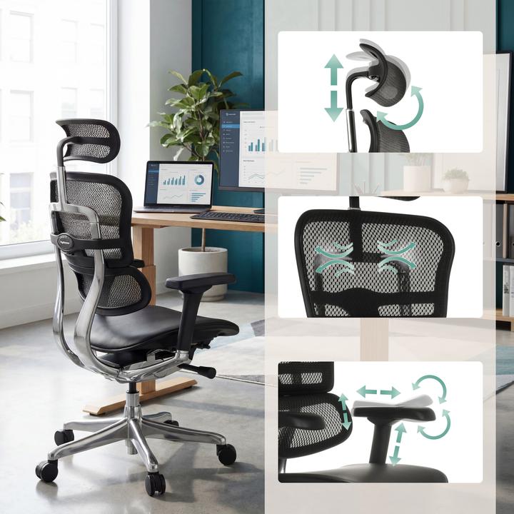 Actual product image Hjh Office Ergohuman Gen2 (45 - 56 cm)