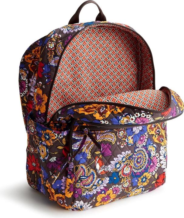 Actual product image Vera Bradley Cotton Large Bancroft Backpack