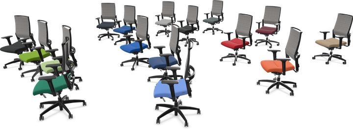 Actual product image Dauphin Lordo office swivel chair