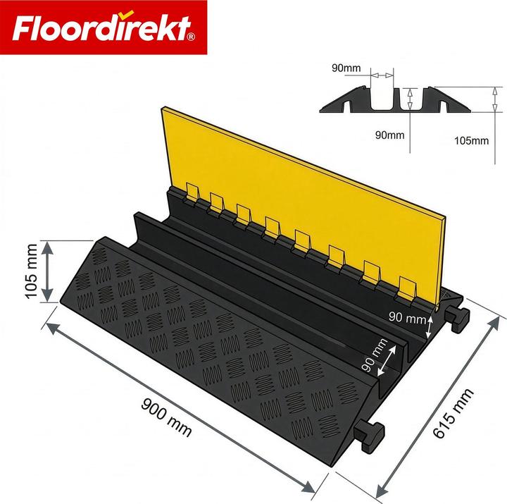 Produktbild Floordirekt Kabelbrücke Torus (Kabelbrücke, 90 cm)