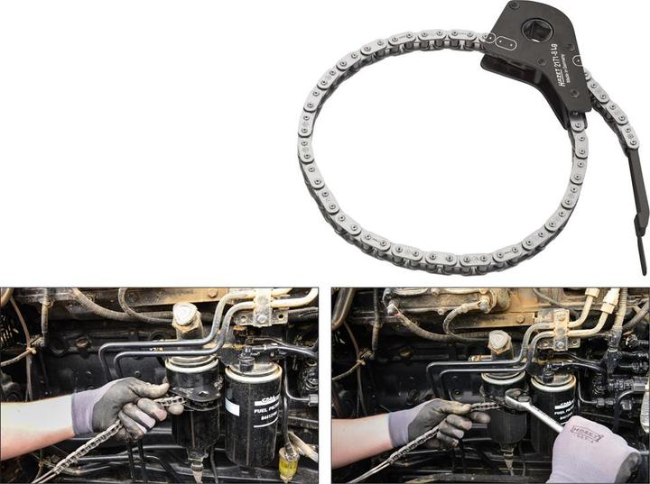 Produktbild HAZET Ölfilter-Kette 2171-8LG ∙ Vierkant12,5 mm (1/2 Zoll) ∙ 50 - 150