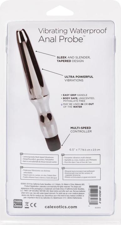 Image du produit CalExotics Vibrating Waterproof Anal Probe