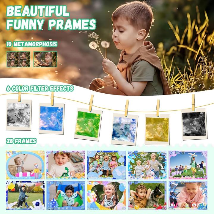 Produktbild Carehabi Digitalkamera für Kinder - Dinosaurier