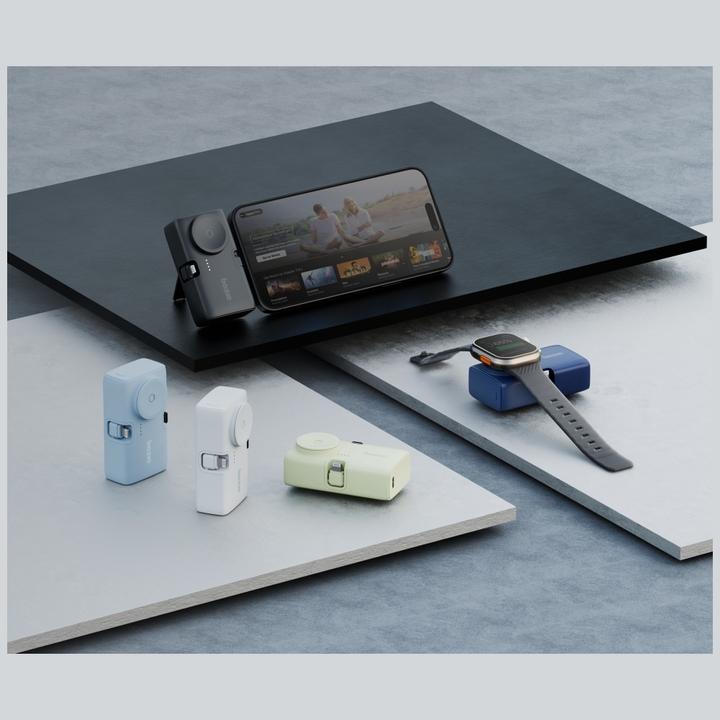 Produktbild Energea PowerBank 3in1 Bazic Koda 5000mAh PD20W USB-C/Lightning black (5000 mAh, 20 W, 20 Wh)