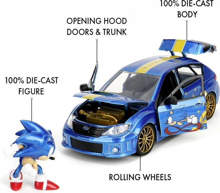 Immagine prodotto Jada Sonic 2012 Subaru Impreza WRX STI 1:24
