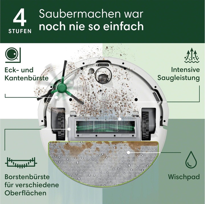 Actual product image iRobot Roomba 105 Combo + AutoEmpty Dock (Vacuum mopping robot)