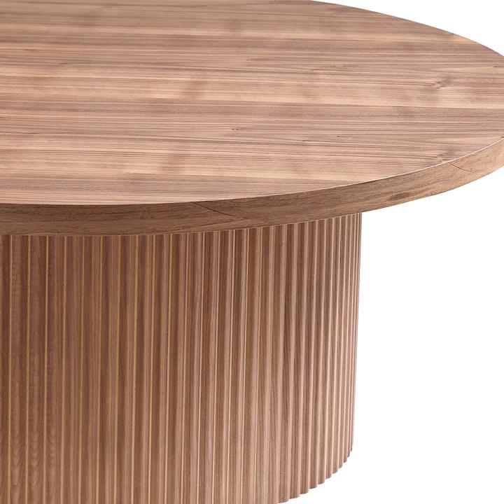 Image du produit SIT Möbel Table basse Ø 85 cm noyer en bois foncé, avec