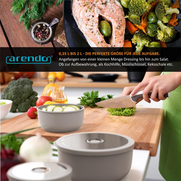 Produktbild Arendo Rührschüssel (20 cm, 2 l, 4 x)