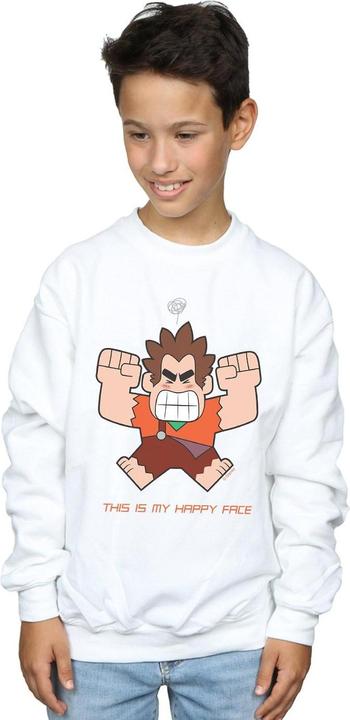 Produktbild Disney Wreck It Ralph Happy Face Sweatshirt Jungen (140, 146)