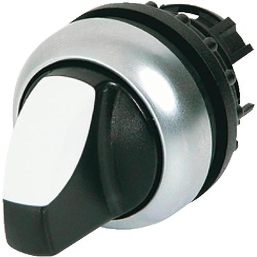 Eaton Selector sw, 2-pos, white lens, Taster + Schalter, Schwarz