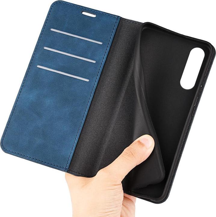 Actual product image Cover-Discount Sony Xperia 10 V - Stand Flip Case Cover blue (Sony Xperia 10 V)