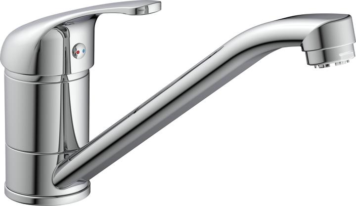 Actual product image Schütte Kitchen tap ULTRA sink mixer low pressure chrome swivelling 94900