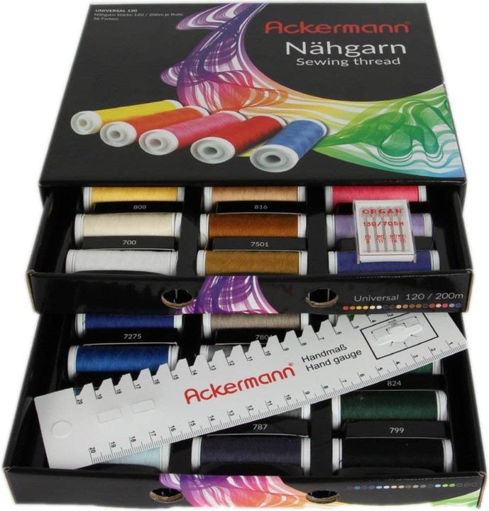Actual product image Ackermann Sewing thread box (200 m)