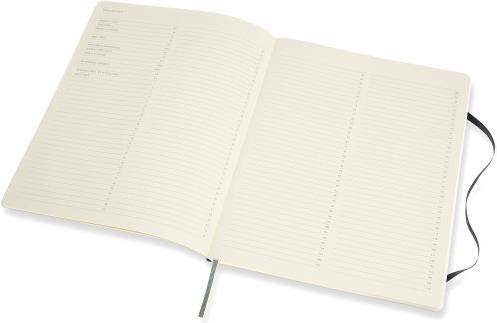 Image du produit Moleskine Carnet de notes professionnel XXL, couverture souple, vert forêt (A5, À rayures)