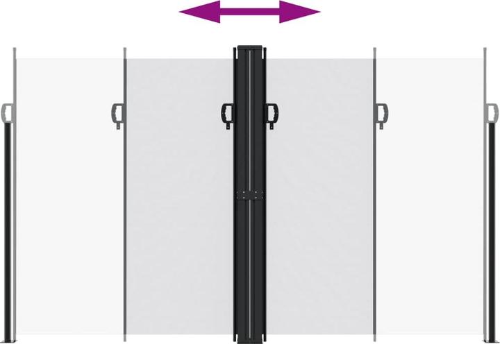 Produktbild VidaXL Seitenmarkise Ausziehbar (1.40 m)