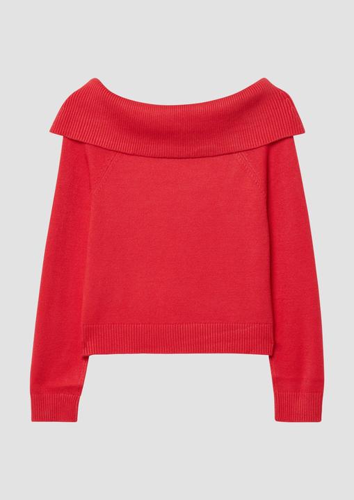 Produktbild s.Oliver Strickpullover Strick-Pullover mit Off-Shoulder-Ausschnitt (134, 140)