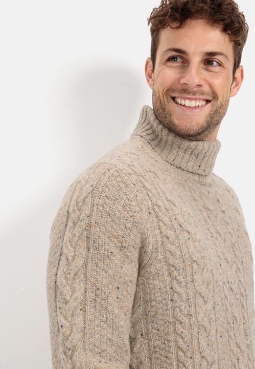 Produktbild Camel Active Rollkragenpullover aus nachhaltiger Merinowolle (M)