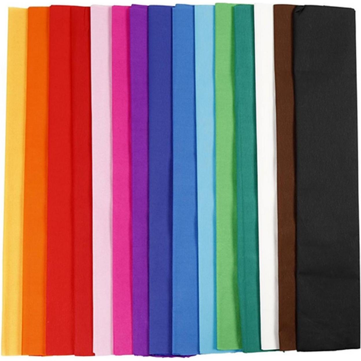 Creativ Company, Bastelpapier, Crepepapier (15 x)